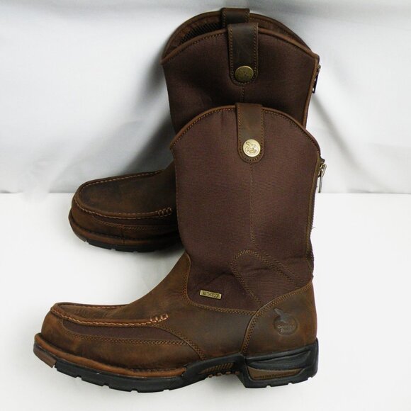 Georgia Boot Men’s 14 Athens Steel Waterproof Wellington Boot Brown NWOB main image 8